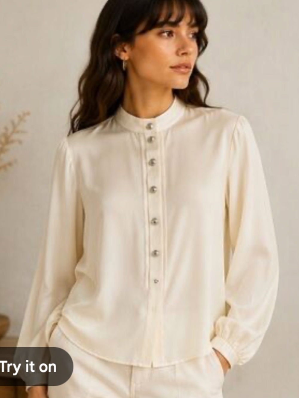Derek Lam 10 Crosby White Blouse